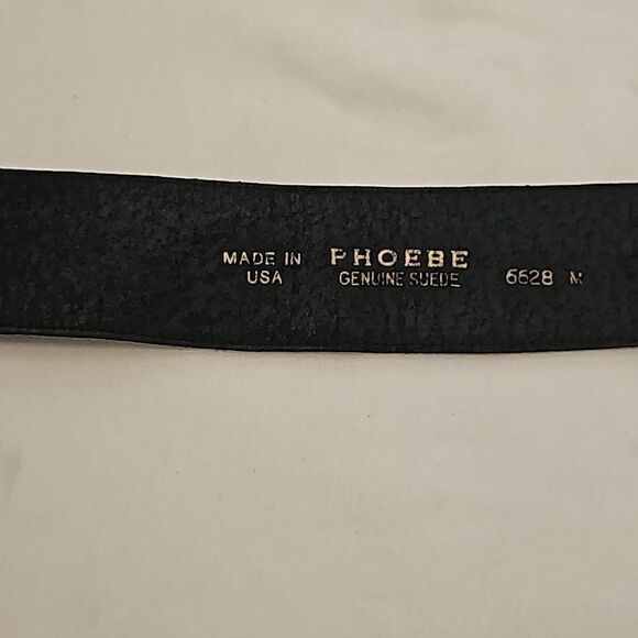 PHOEBE SUEDE BELT SIZE MEDIUM